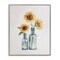 Stupell Industries Sunflowers in Bottles Trio Framed Giclee Wall Art Design by Svetlana Aleynikova